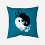 Ying Yang Ghosts-none removable cover w insert throw pillow-Vallina84