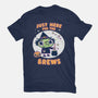 Here For The Brews-mens premium tee-Weird & Punderful