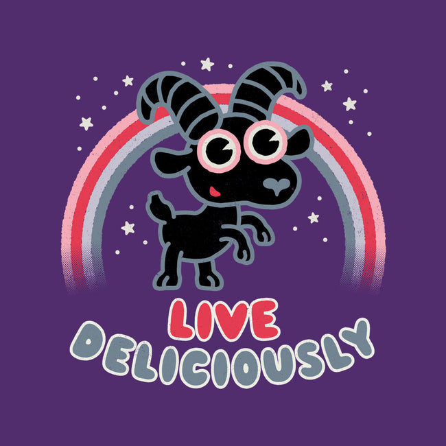 Live Deliciously Cute-mens basic tee-Weird & Punderful