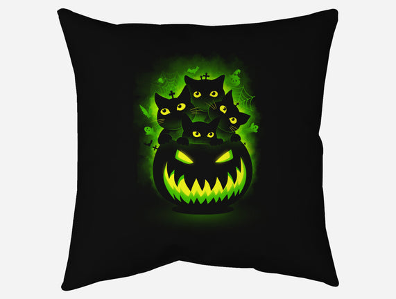 Spooky Pumpkin Cats