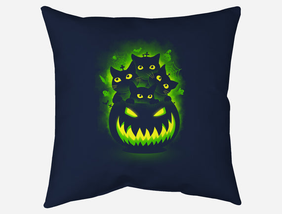 Spooky Pumpkin Cats