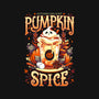 Ghostly Pumpkin Spice-none drawstring bag-Snouleaf