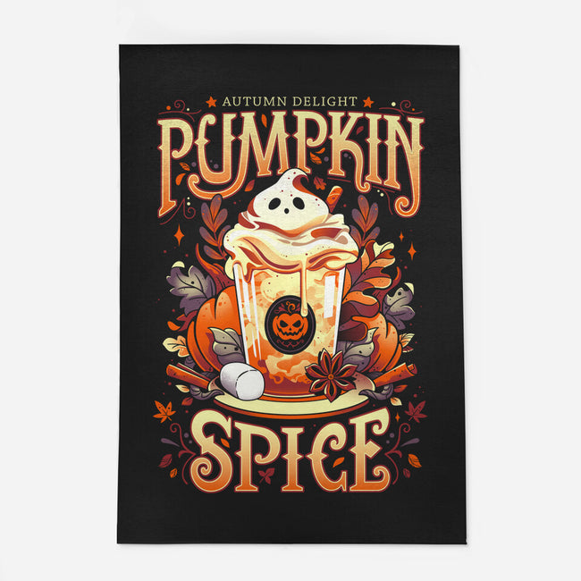 Ghostly Pumpkin Spice-none outdoor rug-Snouleaf
