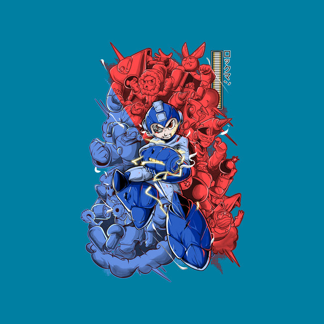 Blue Bomber-none removable cover w insert throw pillow-Guilherme magno de oliveira