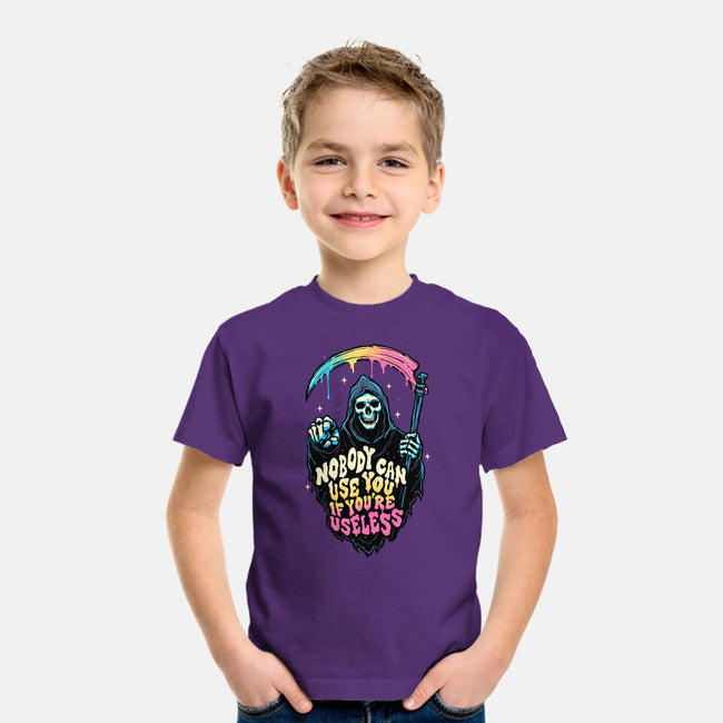 Useless Reaper-youth basic tee-momma_gorilla