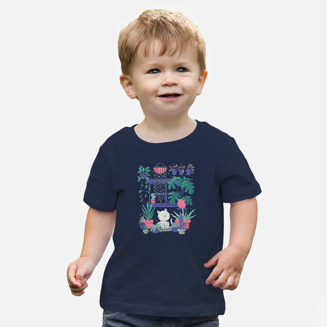 Happy Place-baby basic tee-eduely