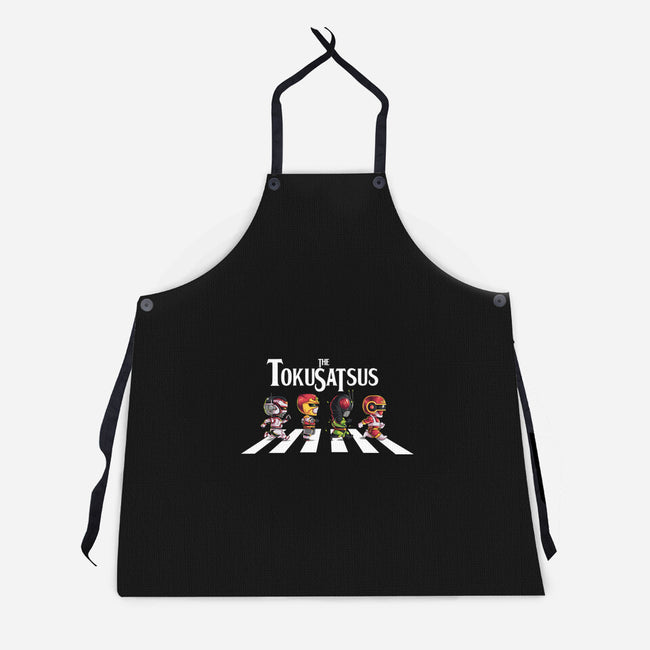 Tokusatsu Road-unisex kitchen apron-2DFeer
