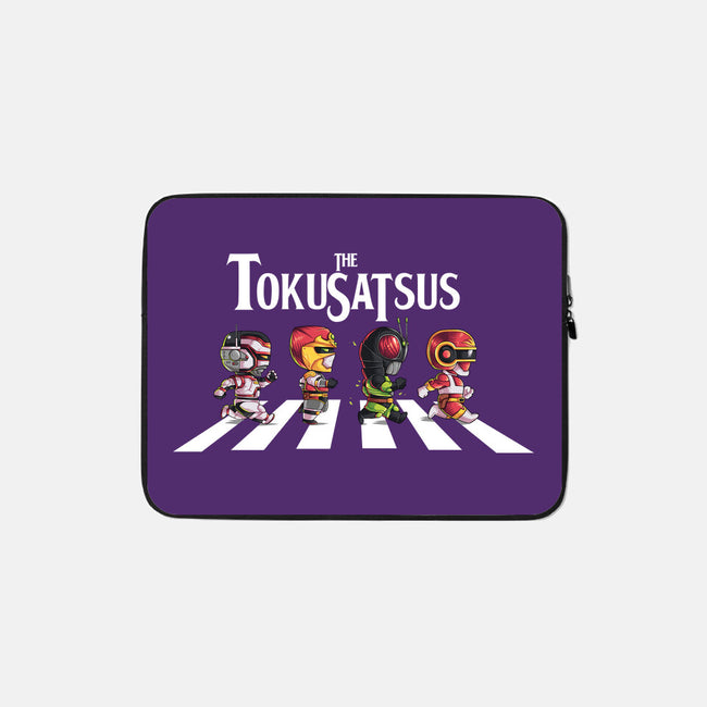Tokusatsu Road-none zippered laptop sleeve-2DFeer