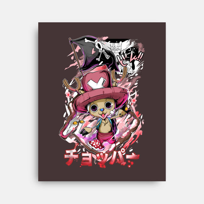 The Little Reindeer-none stretched canvas-Guilherme magno de oliveira