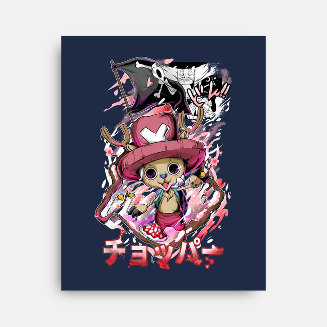 The Little Reindeer-none stretched canvas-Guilherme magno de oliveira