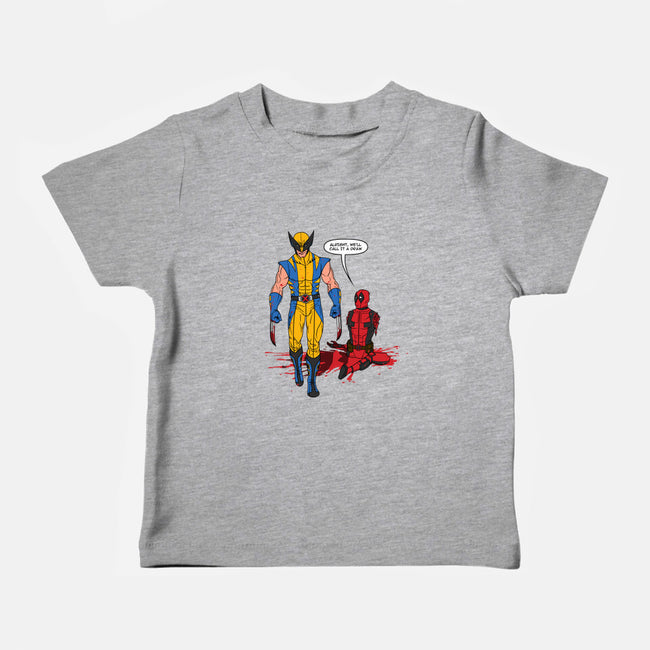 Call It A Draw-baby basic tee-drbutler