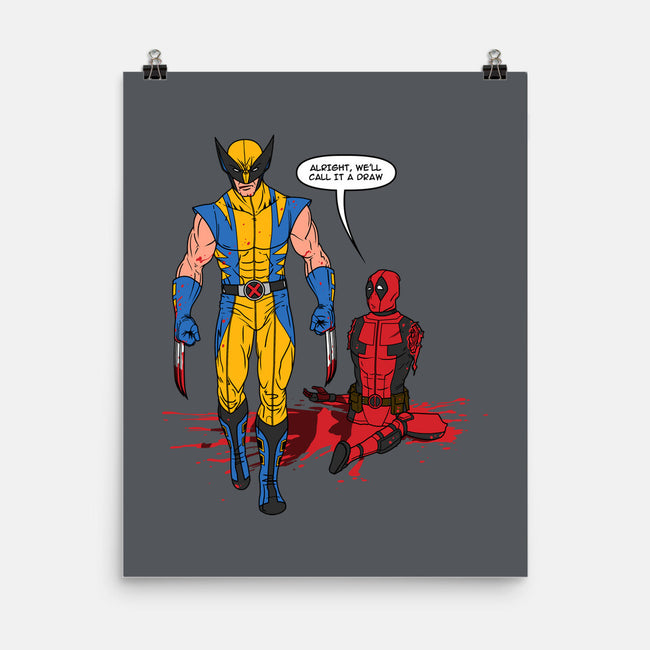 Call It A Draw-none matte poster-drbutler