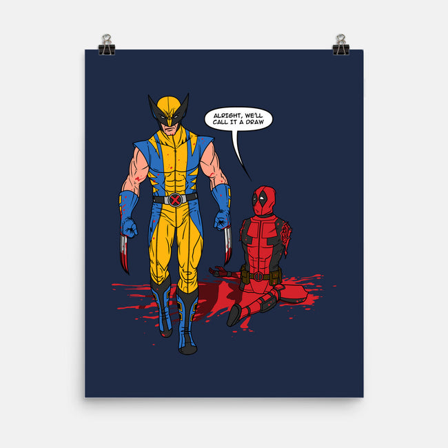 Call It A Draw-none matte poster-drbutler