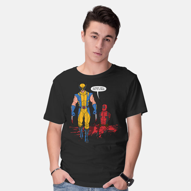 Call It A Draw-mens basic tee-drbutler