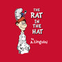 The Rat In The Hat-none fleece blanket-Nemons