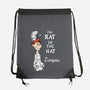 The Rat In The Hat-none drawstring bag-Nemons