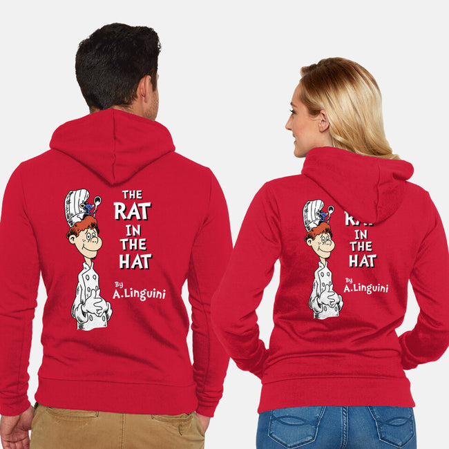 The Rat In The Hat-unisex zip-up sweatshirt-Nemons