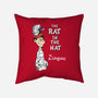 The Rat In The Hat-none removable cover throw pillow-Nemons