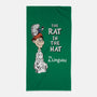 The Rat In The Hat-none beach towel-Nemons