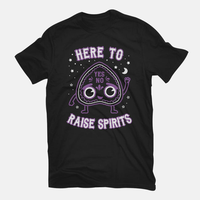 Here To Raise Spirits -mens premium tee-Weird & Punderful