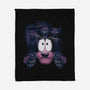 The Fear Of The Dog-none fleece blanket-Claudia