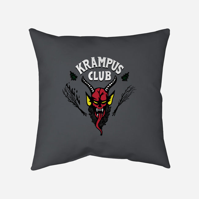 Krampus Club-none removable cover w insert throw pillow-Boggs Nicolas