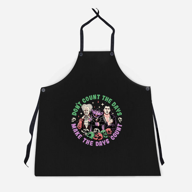 Make Each Day Count-unisex kitchen apron-momma_gorilla