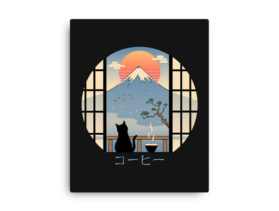Coffee Cat In Mt. Fuji