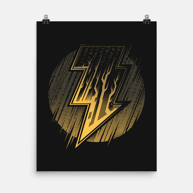 Black Thunder-none matte poster-StudioM6