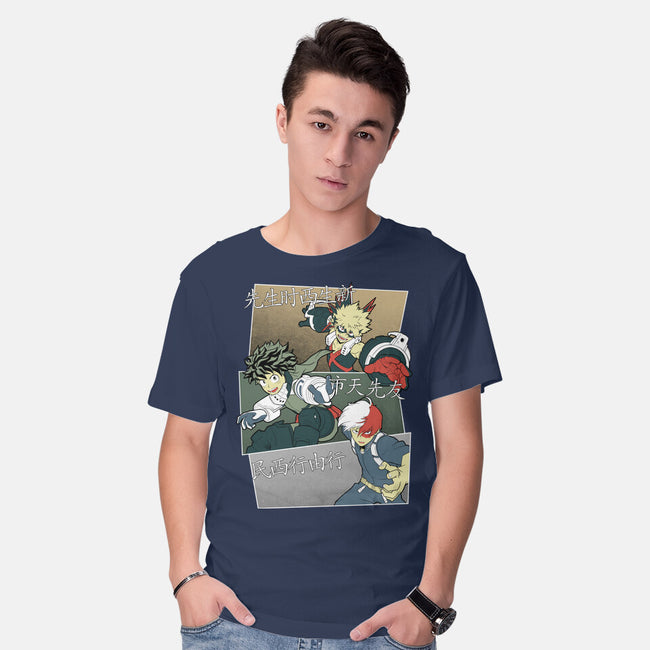 Hero Team-mens basic tee-Astrobot Invention