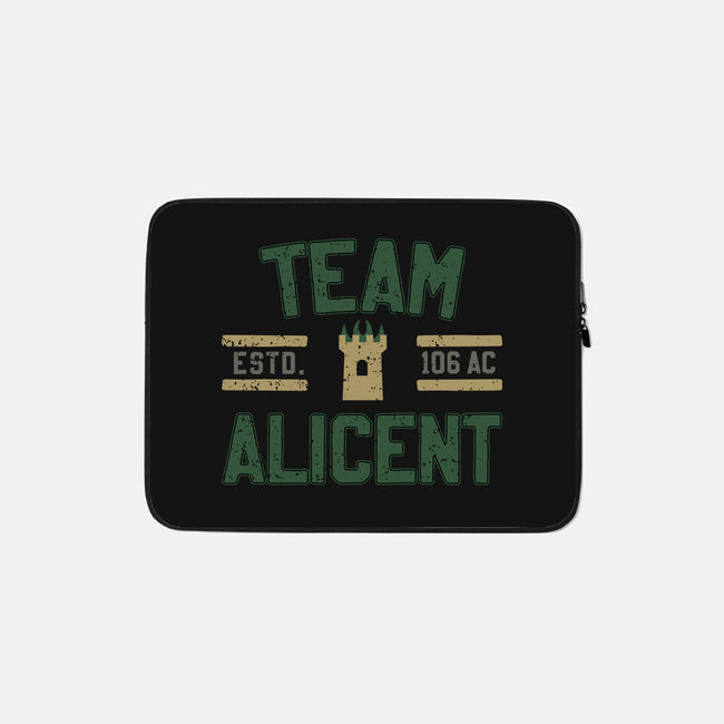Team Alicent-none zippered laptop sleeve-retrodivision