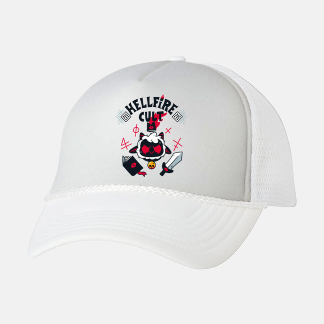 Hellfire Cult-unisex trucker hat-theteenosaur