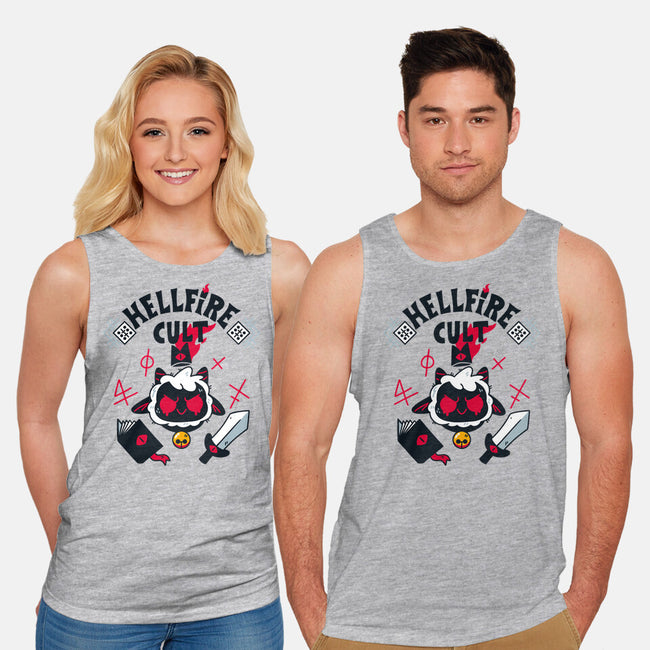 Hellfire Cult-unisex basic tank-theteenosaur