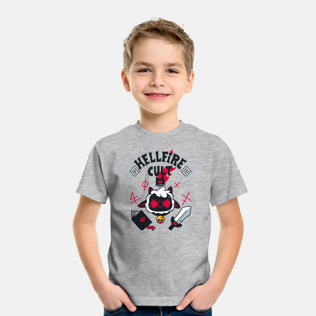 Hellfire Cult-youth basic tee-theteenosaur