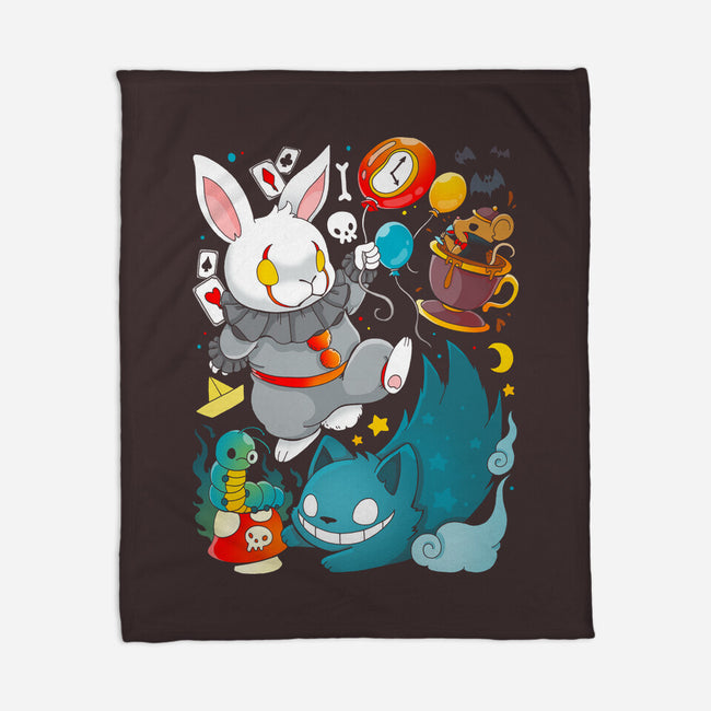 Horror Wonder-none fleece blanket-Vallina84