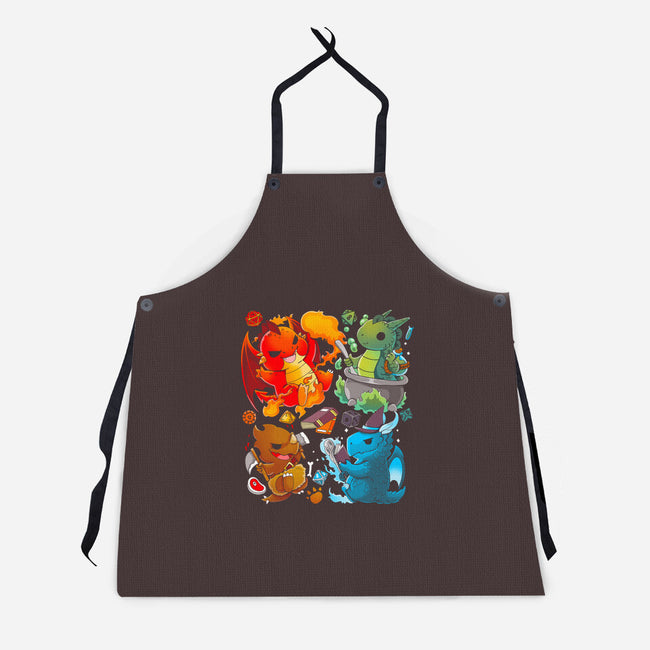 Dragon Role Play-unisex kitchen apron-Vallina84