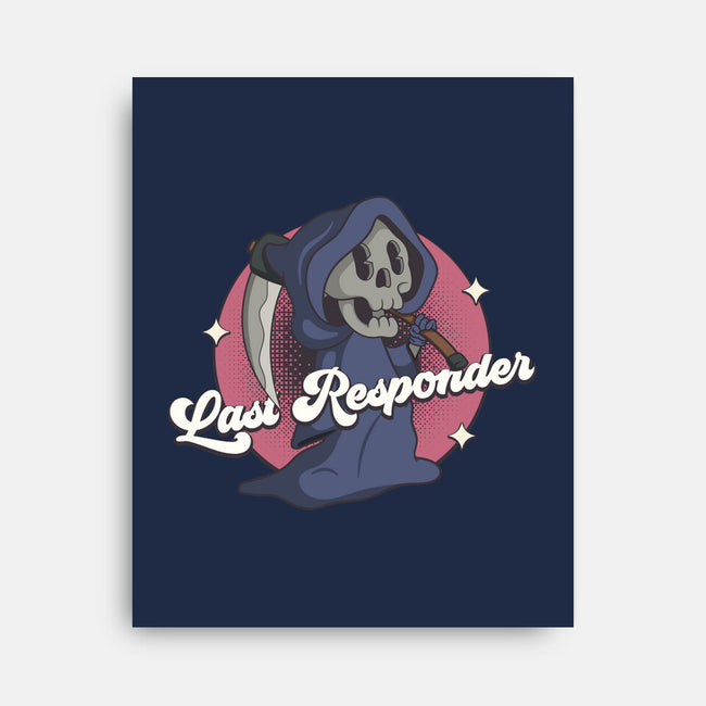 Last Responder-none stretched canvas-RoboMega