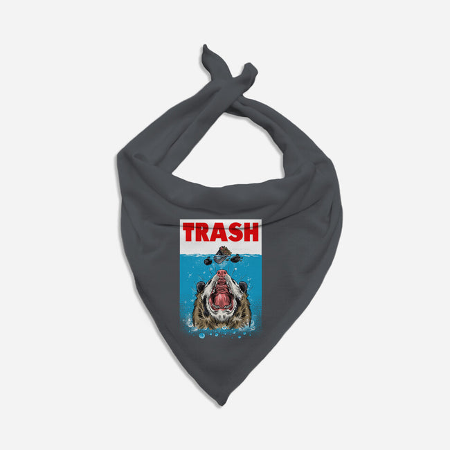Trash-cat bandana pet collar-zascanauta