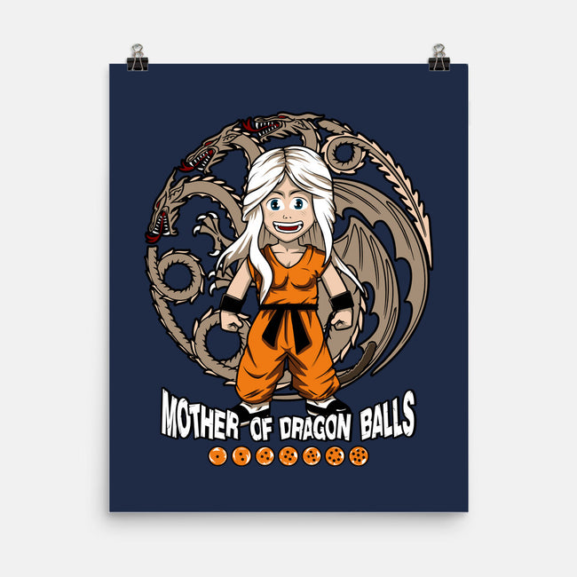 Mother Of Dragon Balls-none matte poster-ducfrench