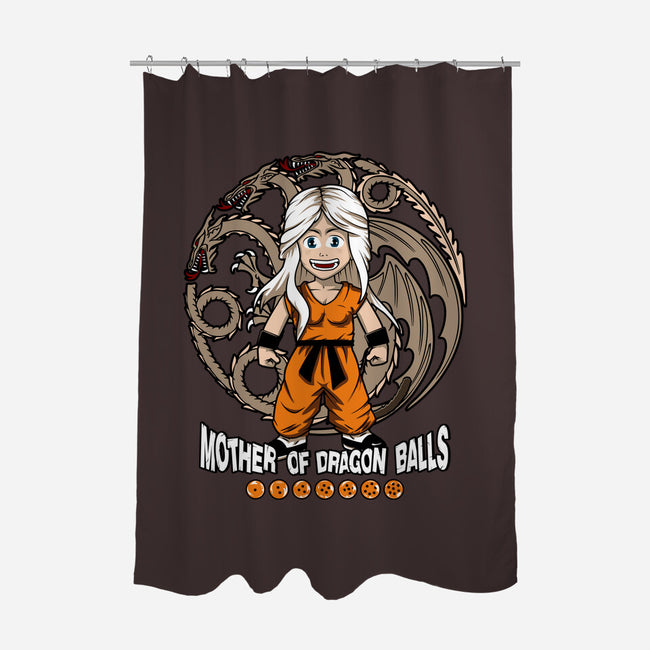 Mother Of Dragon Balls-none polyester shower curtain-ducfrench