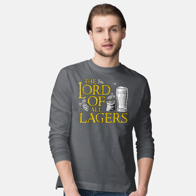 The Lord Of All Lagers-mens long sleeved tee-rocketman_art