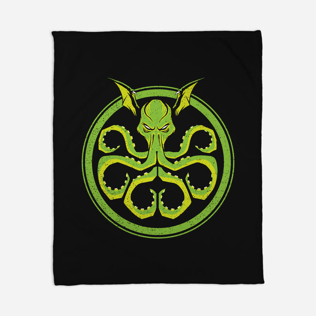 Hail Cthulhu-none fleece blanket-dalethesk8er