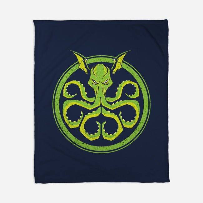 Hail Cthulhu-none fleece blanket-dalethesk8er
