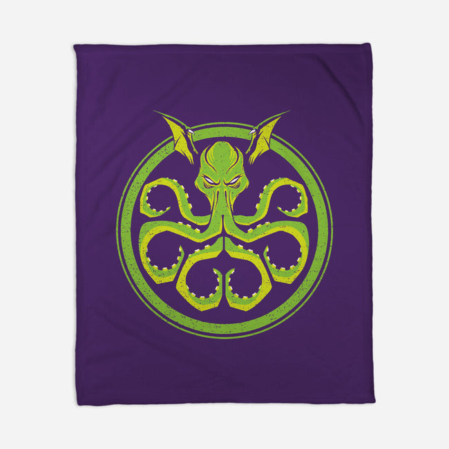 Hail Cthulhu-none fleece blanket-dalethesk8er