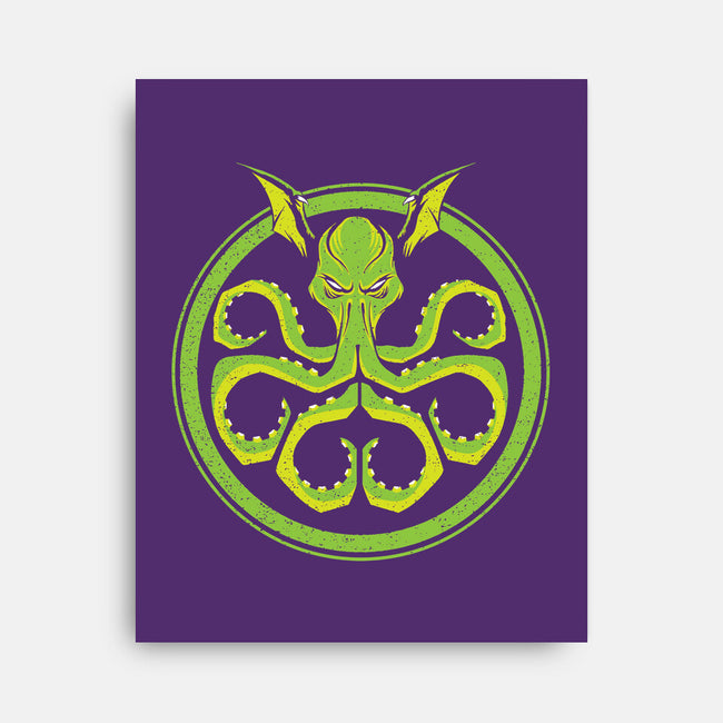 Hail Cthulhu-none stretched canvas-dalethesk8er
