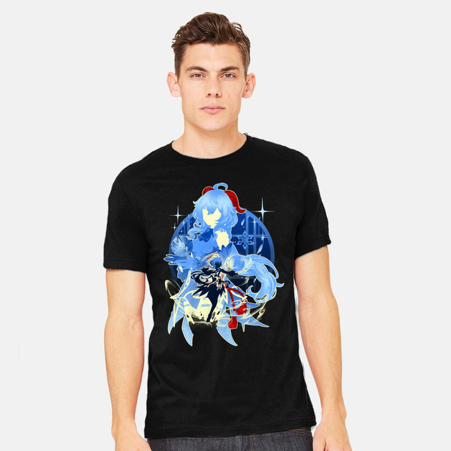 Plenilune Gaze Ganyu-mens heavyweight tee-hypertwenty