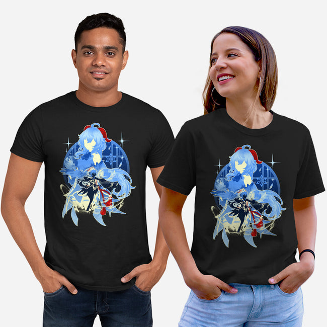 Plenilune Gaze Ganyu-unisex basic tee-hypertwenty