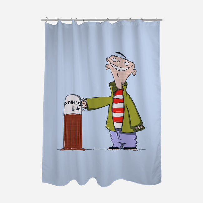 Genius-none polyester shower curtain-Claudia
