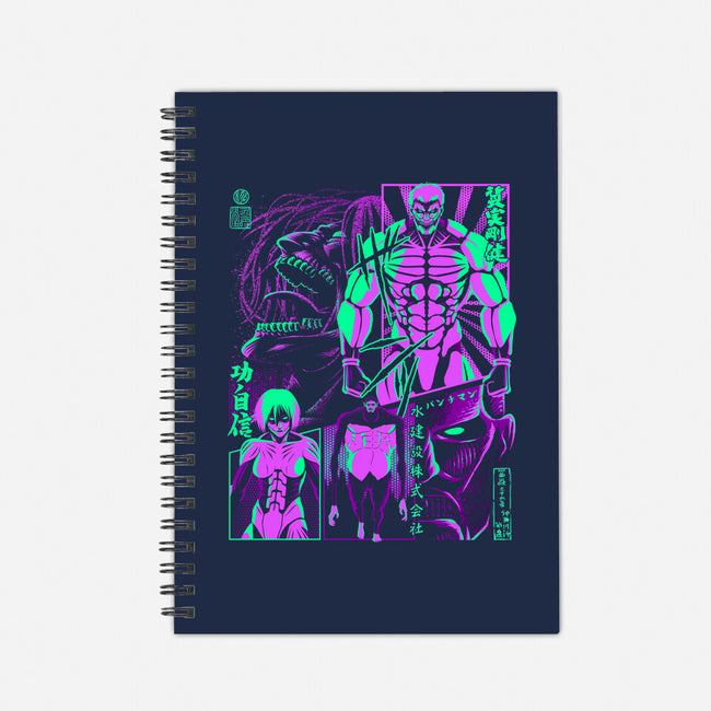 Retro Titans-none dot grid notebook-albertocubatas