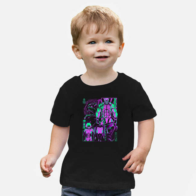 Retro Titans-baby basic tee-albertocubatas